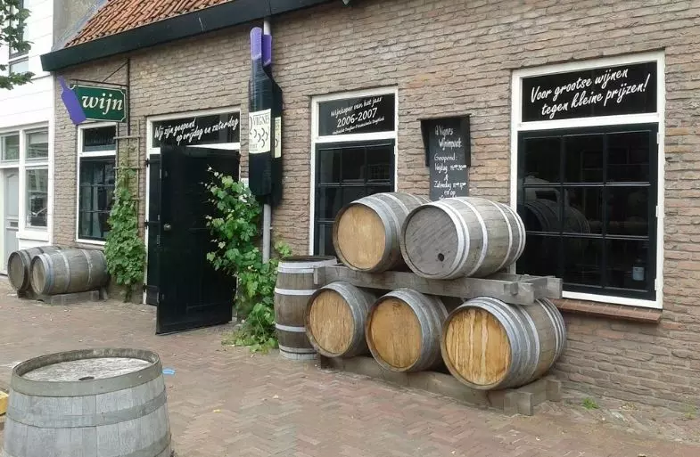 old cellar with lots of tasty wines